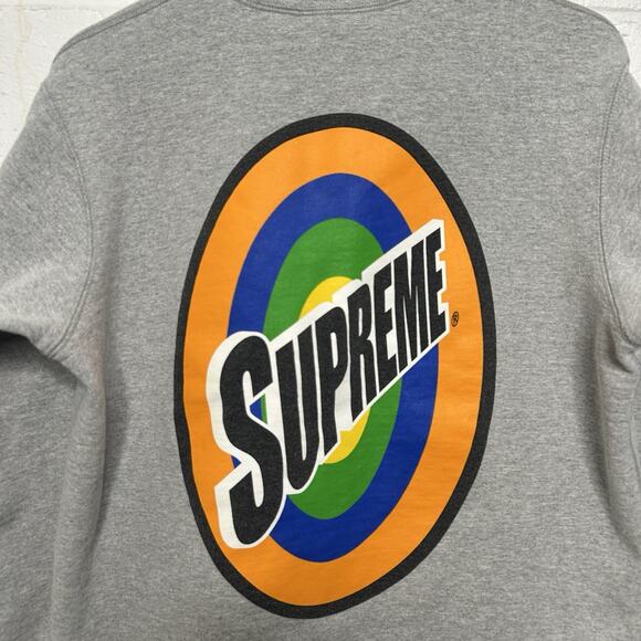 Supreme Tide Spin Logo Crewneck Sweatshirt “Grey” SS16 - Picture 2 of 12